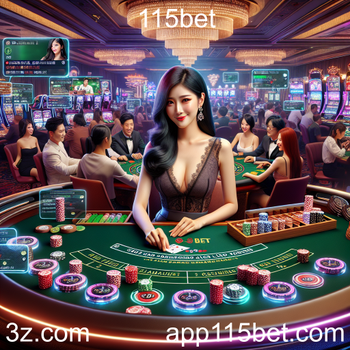 A Experiência Autêntica do Cassino Ao Vivo no 115bet
