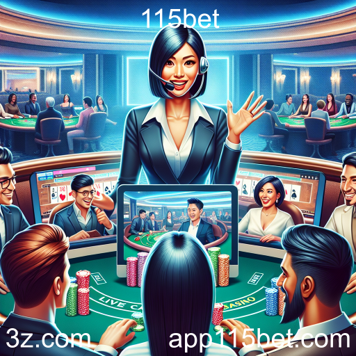 Experimente a Emoção do Casino Ao Vivo no 115bet